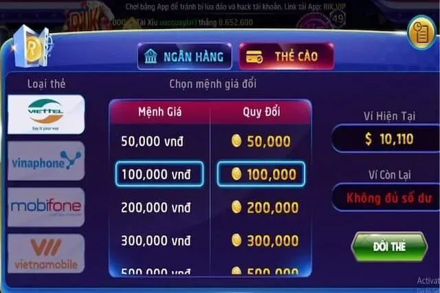 Rút Tiền 3 Phương Thức Rút Tiền Từ Rikvip
