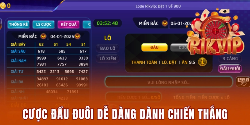 Cược đầu – đuôi dễ dàng bỏ túi tiền thưởng