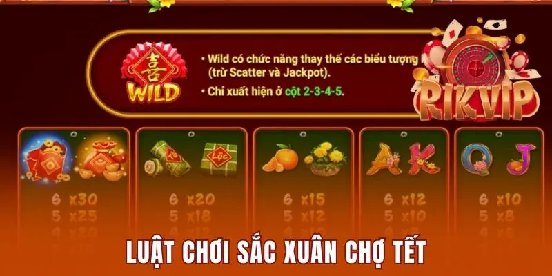 Luật chơi sắc xuân chợ tết