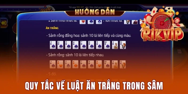 Quy tắc về luật ăn trắng trong Sâm