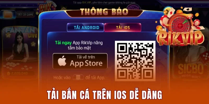 Tải bắn cá trên iOS dễ dàng