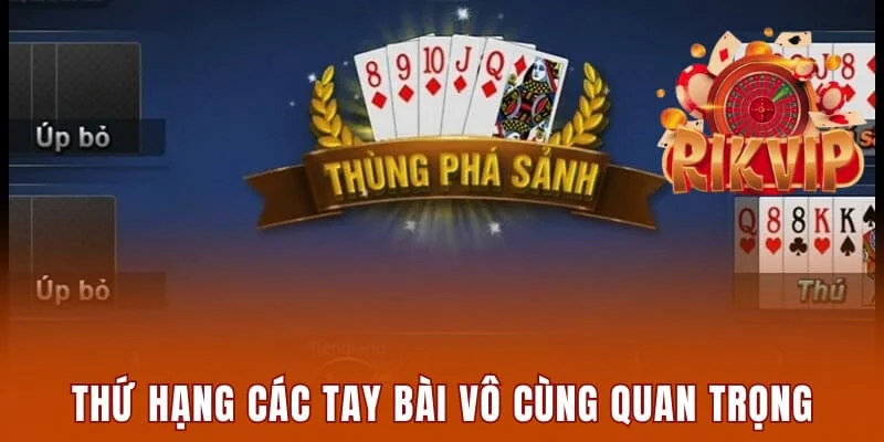 Thứ hạng các tay bài trong xì tố vô cùng quan trọng