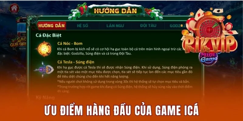 Hướng Dẫn Chơi iCá ZingPlay Từ A Đến Z Cho Tân Binh 2 Ưu điểm hàng đầu của game iCá